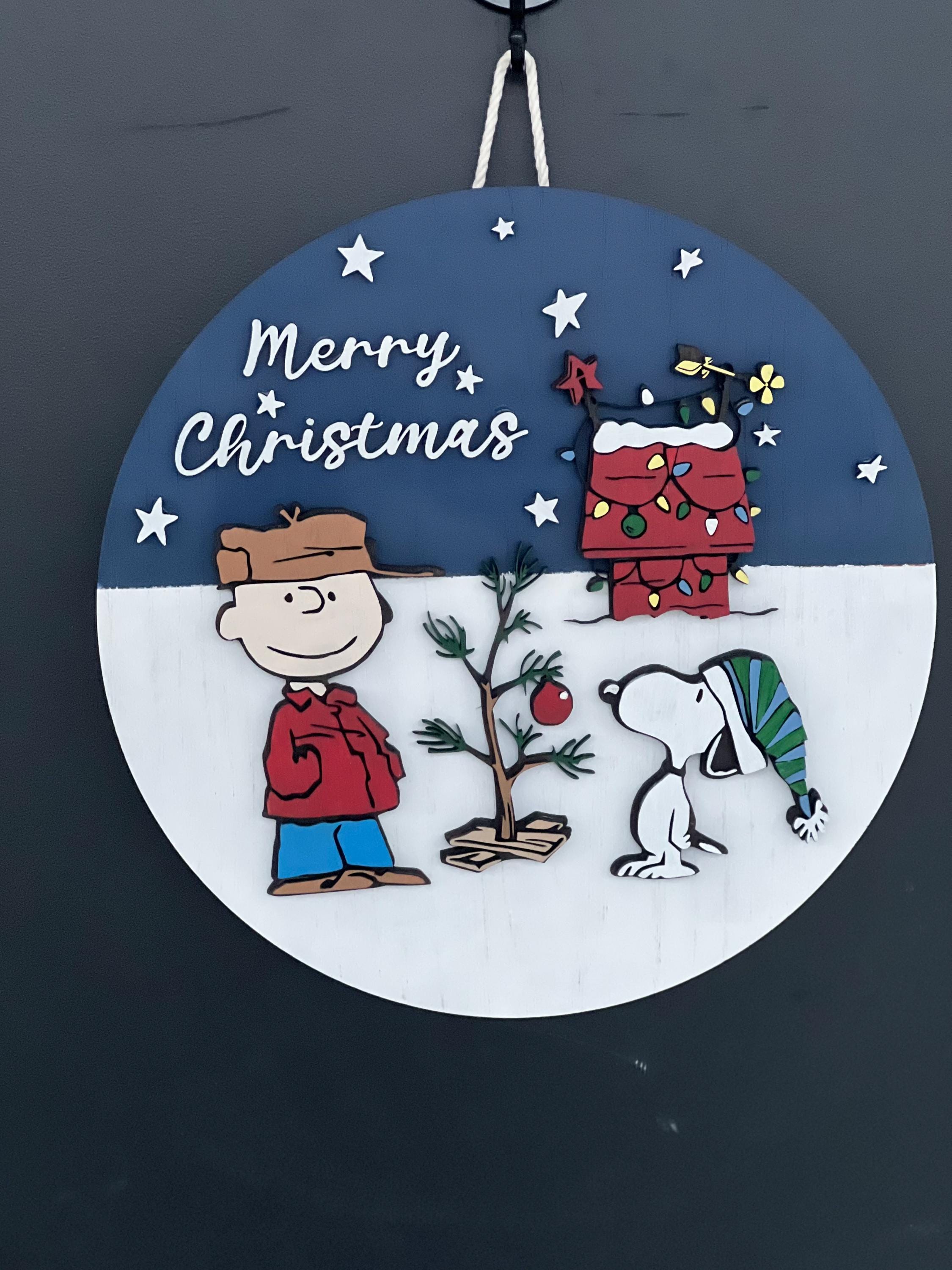 Wooden painted christmas door decor - Etsy 日本