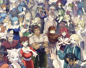 Unicorn Overlord Official Design Works - Japanese Artworks