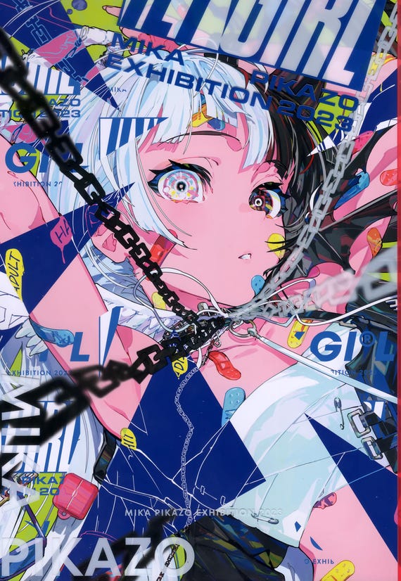 Mika Pikazo RACOON ILY GIRL 複製原画 - メルカリ