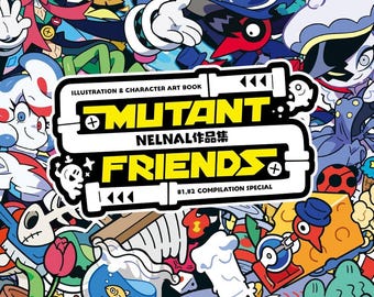 NELNAL Artbook : MUTANT FRIENDS - Monster / Creatures - Illustration and Character Art Book - Japanese Artworks