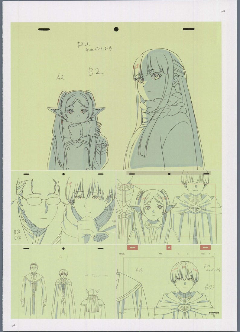 Wiedersehen Feiern Book 2: Frieren Beyond Journey's End Art Director's Confeito-kunstwerkboek C105 - Japans kunstboek afbeelding 4