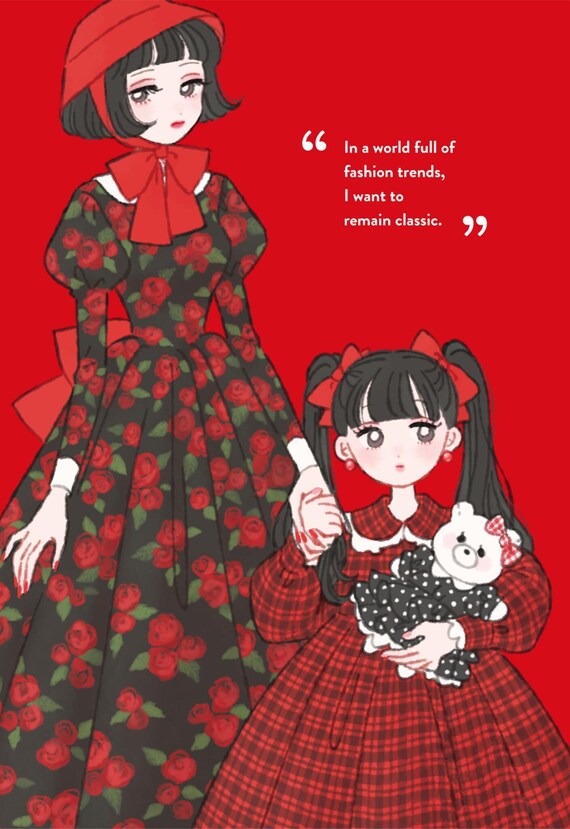 SOLEIL – 田中みな実イラストルックブック - 日本のファッションアート