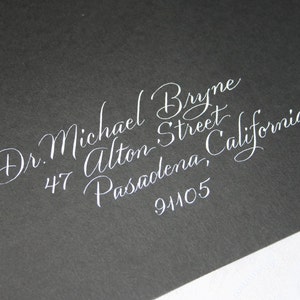 Wedding Calligraphy Envelope Addressing, Modern Calligraphy Service,  Informal Script by hand