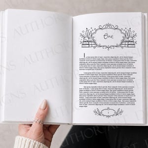 30 Decorative Book Chapter Headers Set Designs | Novel Ebook Publish & SelfPublish Graphics Set |  Art | Illustration  | Fantasy, | Alphabet