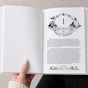 Decorative Book Chapter Headers | Novel, Ebook Publish & SelfPublish Graphics Set |  Page Dividers  |  Art for Books  |  Illustrations