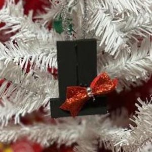 Snowman Top Hat Ornament