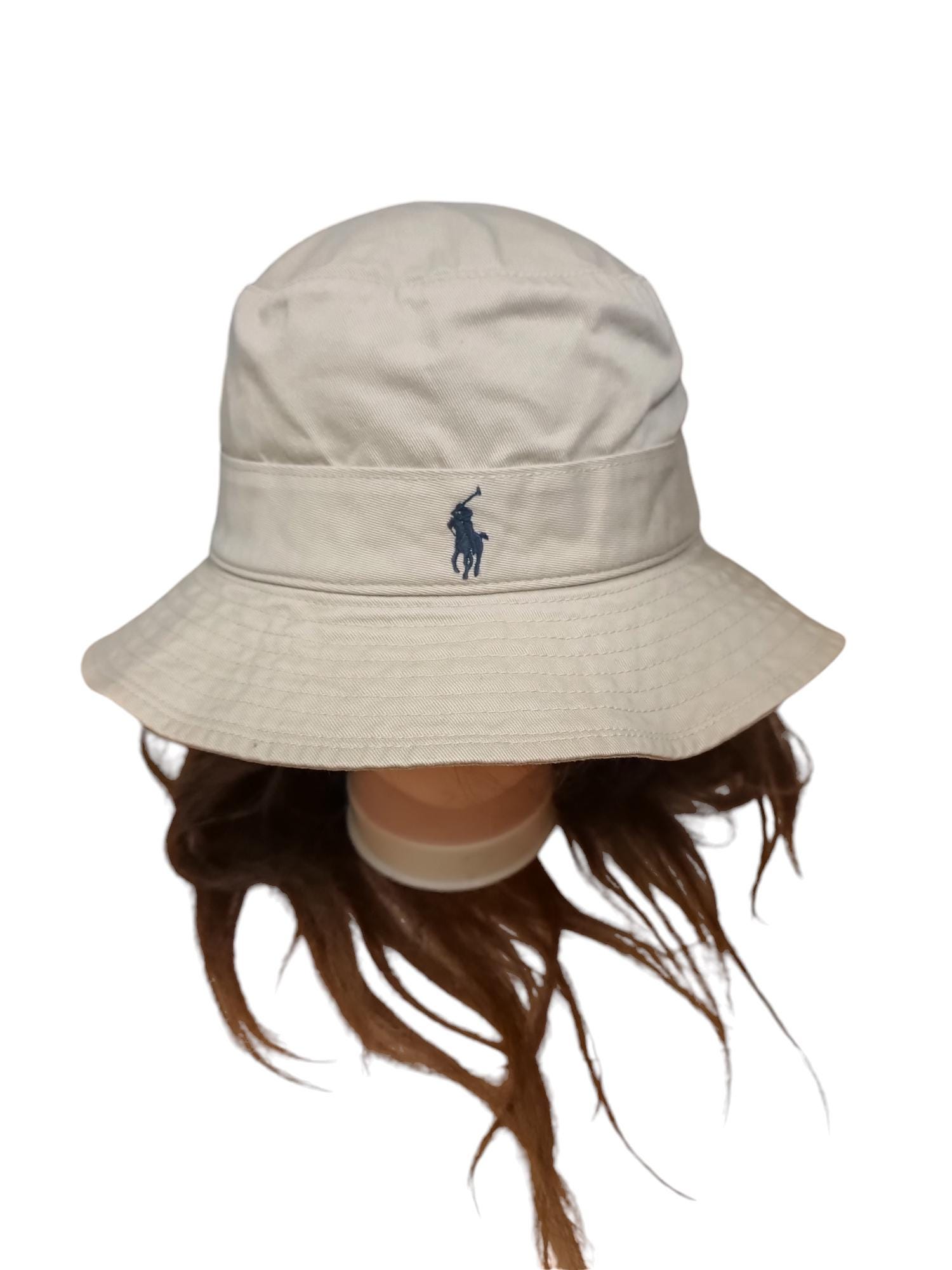 Vintage a Polo bucket hat White bucket hat unisex Polo Ralph Lauren Polo Bear Twill Bucket Hat | Chicago City  main image 4