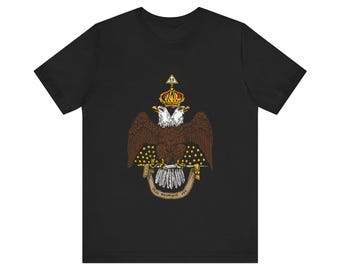 Camiseta masónica del 33.er grado del Rito Escocés: Águila bicéfala