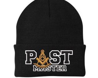 Gorro de Pasado Maestro / Gorro de Punto Masónico de Pasado Maestro / Gorra de Calavera Masónica / Regalo de Venerable Maestro
