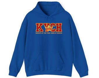 Sudadera con capucha KYCH / Cruz de Honor de los Caballeros de York / Ropa Masónica del Rito de York / Regalo Fraternal