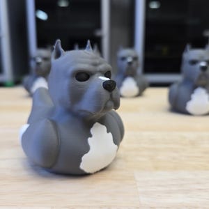 Pit Bull Dog Duck - 3D Printed