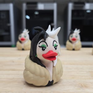 Crazy Fur Lady Duck - 3D Printed