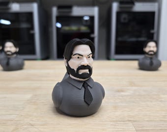 3D Printed Baba Yaga Duck - PLA Figurine for Dashboard Ducking Gift or Office Desk Decor