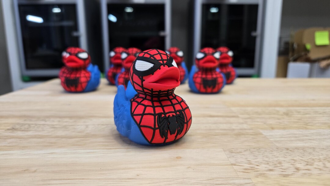 Spider Duck - 3D Printed Super Hero Duck - Etsy