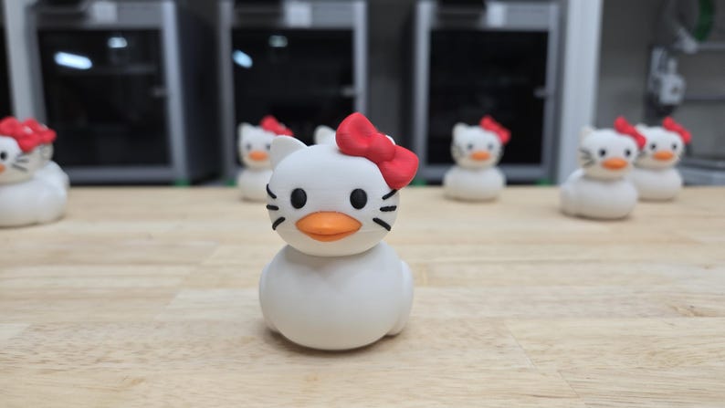 Kitty Duck 3d Printed Duck Etsy