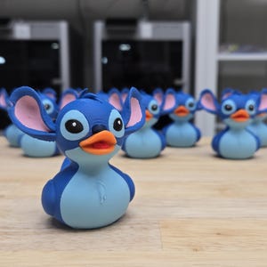 Blue Alien Duck - 3D Printed