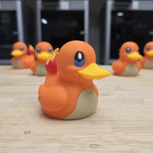 Flaming Lizard Duck - 3D Printed