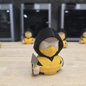Martial Arts Duck - 3D Printed