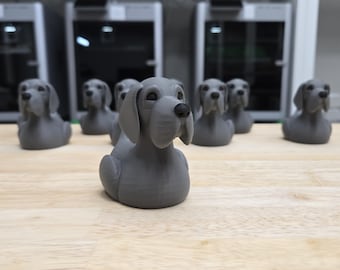 3D Printed Great Dane Duck | Dog Duck Figurine