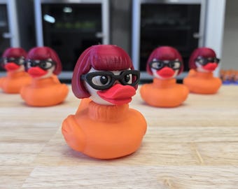 Mystery Solver with Orange Sweater - 3D Printed