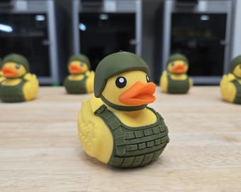 Special Ops Military Jeep Duck: 3D Printed Cruise Duck - 2.5