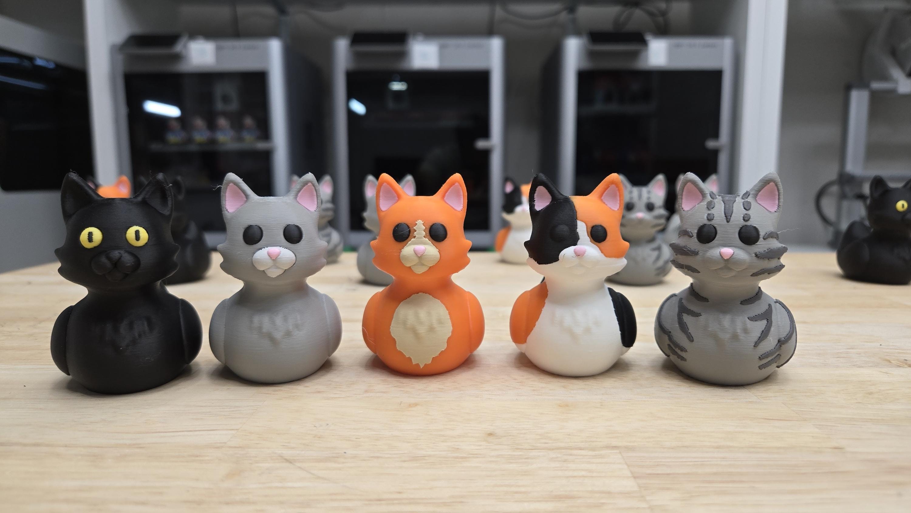Kitty Cat Duck - 3D Printed