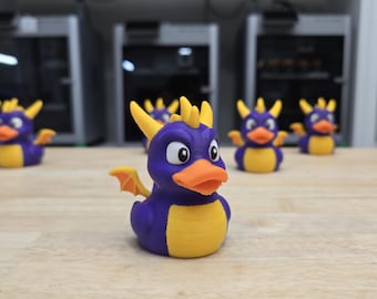 3D Dragon Duck: PLA Plastic Figurine