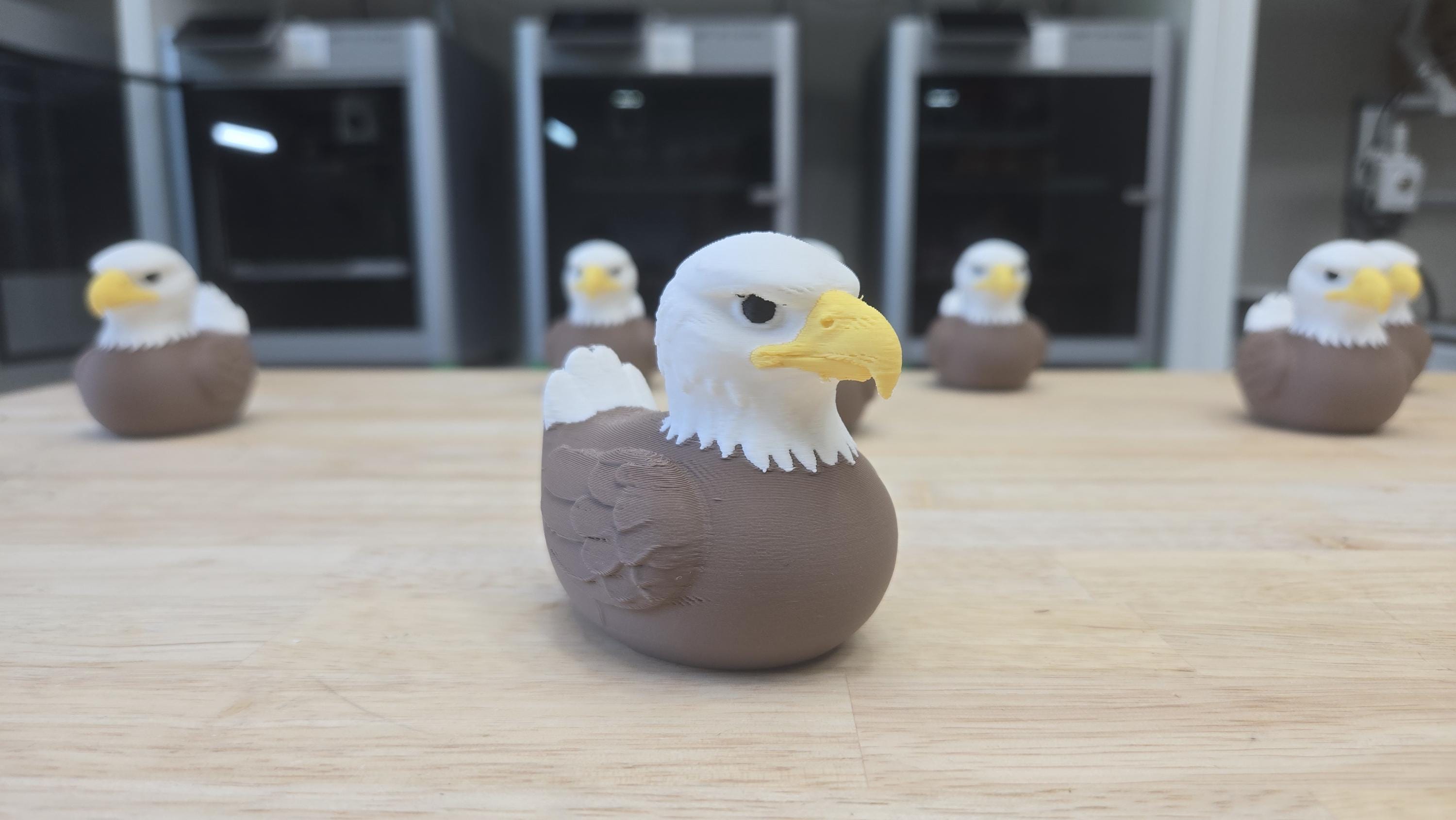色々なフィギュア Bald Eagle Duck - 3D Printed Duck - Etsy