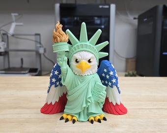 3D Printed Liberty Eagle - USA 250 Birthday - Freedom Figurine