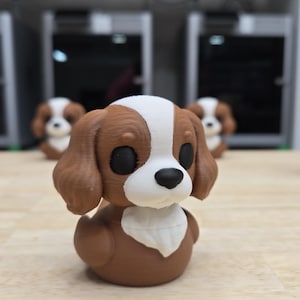 King Charles Spaniel Duck - 3D Printed Dog Duck