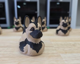 3D Printed German Shepherd Duck