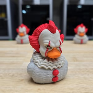 Creepy Clown Duck - 3D Printed