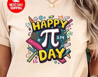 Pi Day Shirt, Happy Pi Day T-Shirt, Gift For Math Teacher, Teacher Shirt, Math Shirt, Math Lover Shirt, Pi Symbol Shirt, Pi Number Tee, Gift
