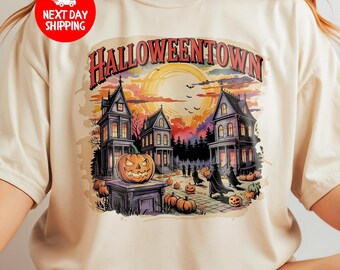 Retro Halloweentown University T-Shirt: Vintage Halloween Crewneck