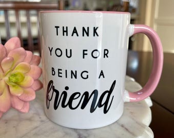 Mug Golden Girls - Mug nostalgique rigolote avec anse rose