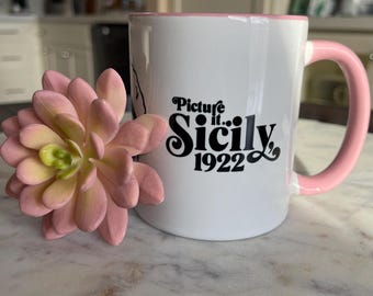 Mug Picture It Sicile Golden Girls avec anse rose - Mugs nostalgiques amusants