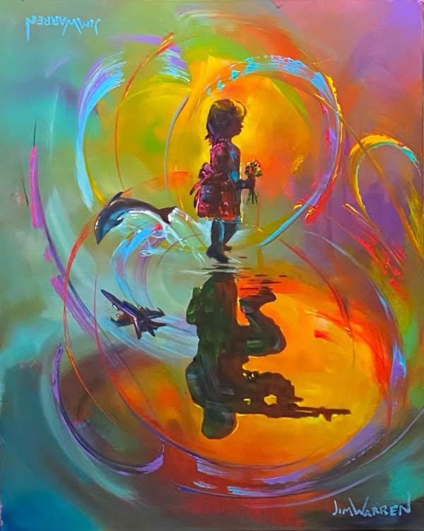 Jim Warren Painting - Etsy