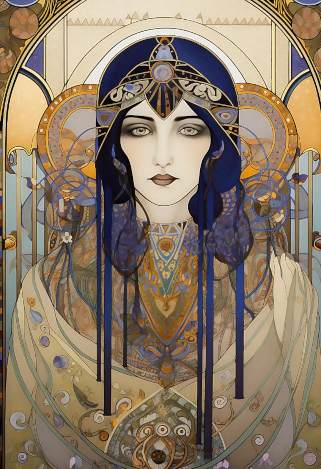 Art Nouveau Collection of Famous Art Nouveau Paintings on Canvas Klimt ...
