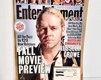 Entertainment Weekly Russell Crowe Aug 2003 Magazine Movies Stars Celebrity Tom