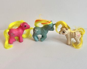 Vintage 1986 My Little Pony G1 Baby Lofty Shady Ribbon Beddy Bye Eyes Sleepy