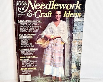Needlework Craft Ideas Magazine Spring 1979 Sewing Fashions Crochet Better Homes