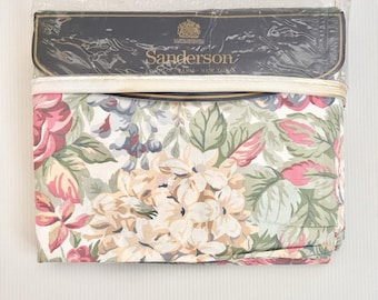 NEW 1997 Vintage Sanderson English Garden Floral Blouson Valance Martex 84x15