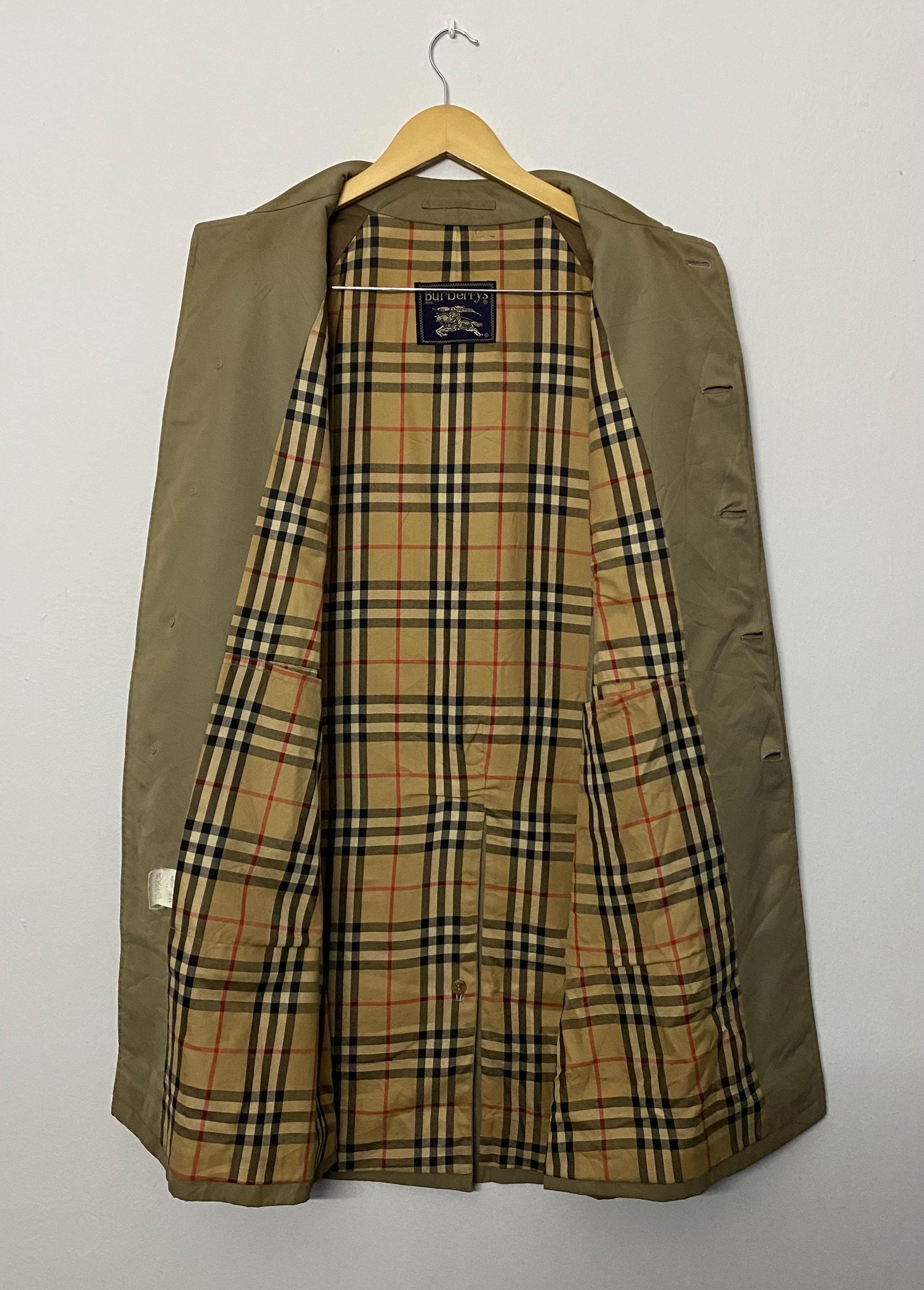 Burberry Balmacaan - Etsy Burberry Balmacaan - Etsy