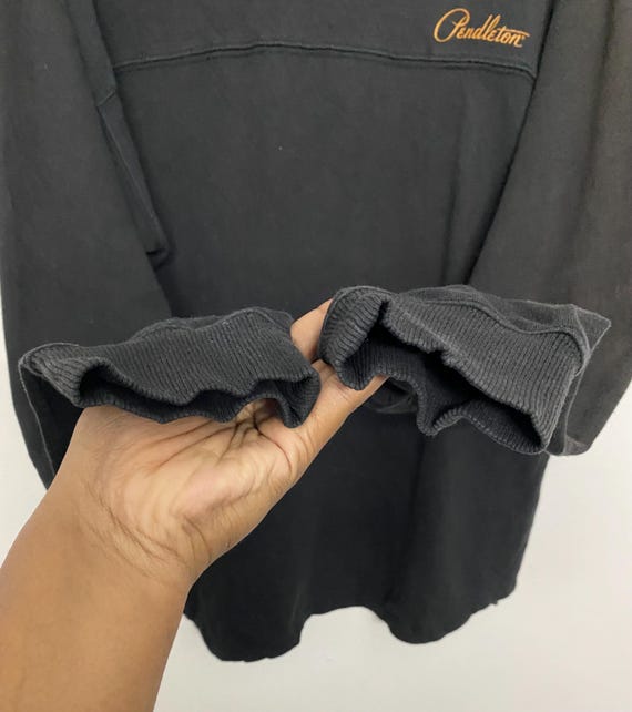 Vintage Pendleton Harding Graphic Sweatshirt Blac… - image 7