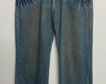 Vintage Klein Plus Homme Distressed Denim Jeans - Japanische Marke Indigo Pants