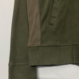 Vintage Avirex PX Air Force fleecejacka – Olivgrön tröja i Gorpcore-stil bild 7