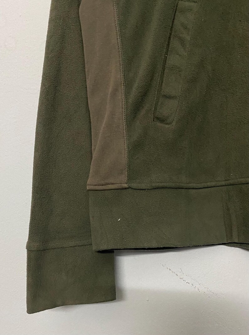 Vintage Avirex PX Air Force fleecejacka – Olivgrön tröja i Gorpcore-stil bild 7