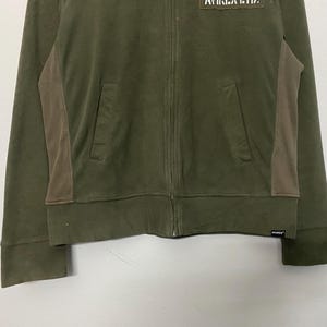 Vintage Avirex PX Air Force fleecejacka – Olivgrön tröja i Gorpcore-stil bild 4