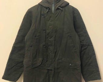 Vintage BOYCOTT Japanische Militärfeldjacke - Multi Pocket Streetwear Archiv Mode