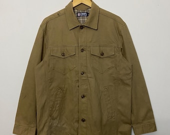 Vintage Chaps Ralph Lauren Harrington-Jacke - Brauner Arbeitsmantel (Größe L)